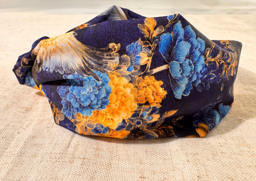 Japanese Red-Crowned Crane Twist Headband