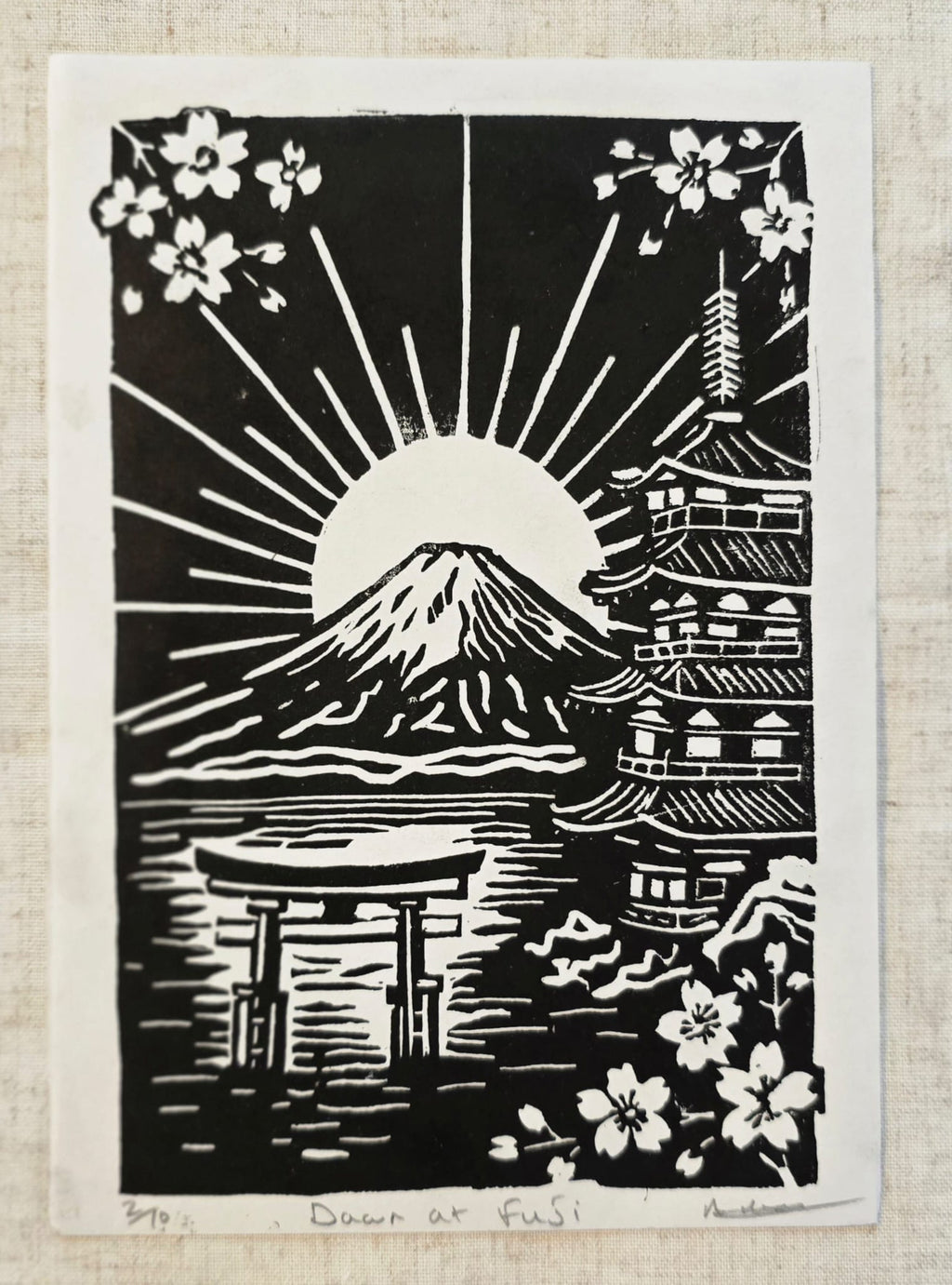 Dawn at Fuji