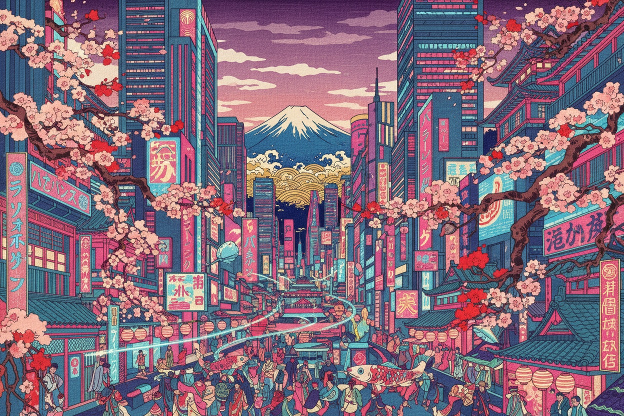japanese art neo tokyo